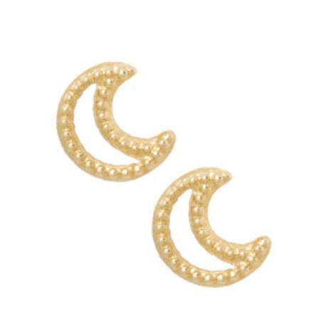 Ellen Beekmans - Oorstekertjes moon met structuur