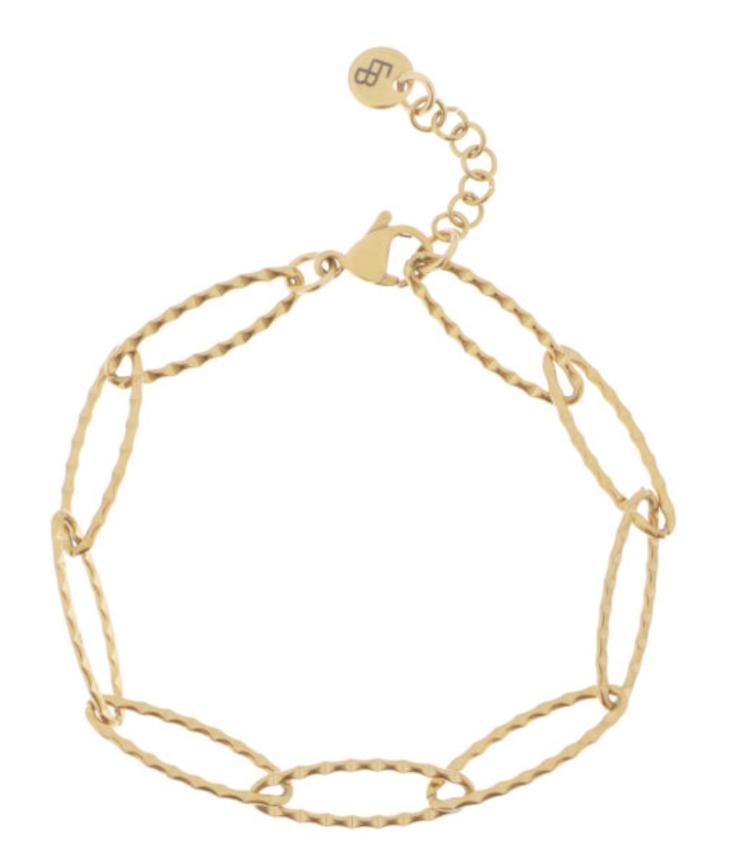 Ellen Beekmans - Schakel armband twisted