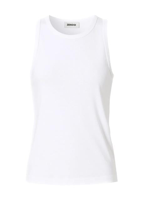 Zenggi - Organic cotton rib tank top