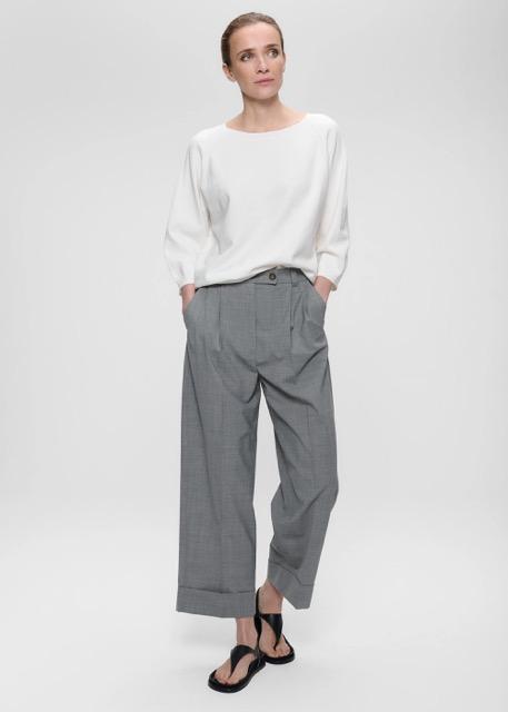Zenggi - Cotton cashmere boatneck top