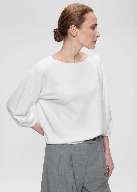 Zenggi - Cotton cashmere boatneck top