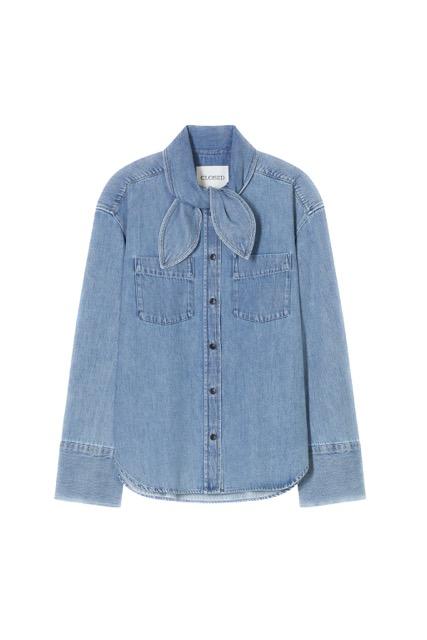 Closed - Scarf shirt