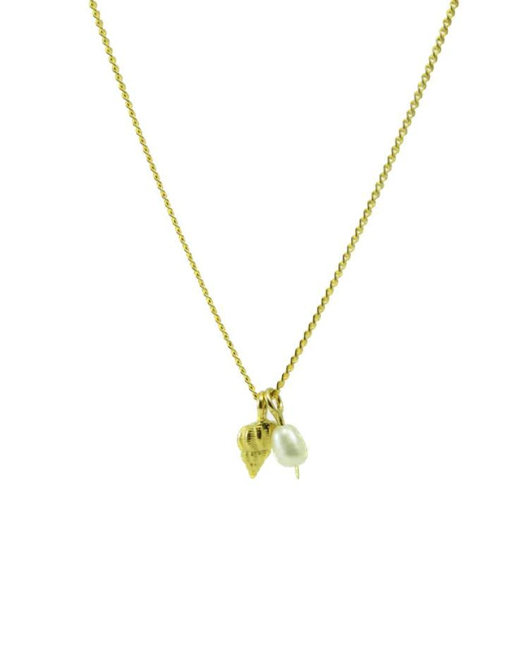 Studio MHL - Necklace pearl and shell