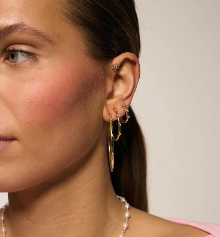 Anna Nina - Medium lumiere hoop