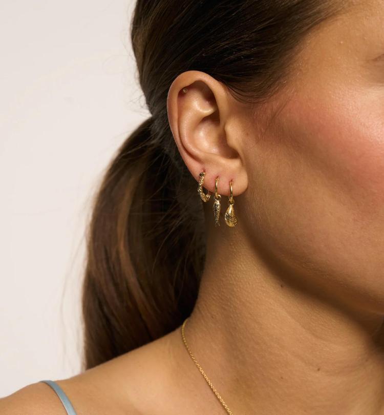 Anna+Nina - Single mussel ring