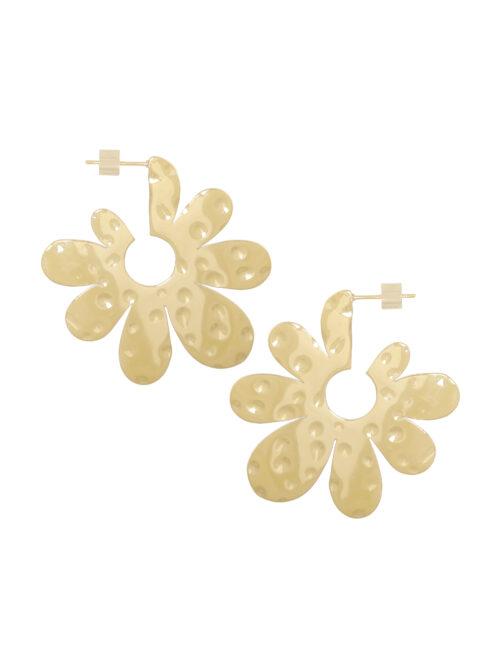 Ellen Beekmans - Gehamerde bloem oorstekers