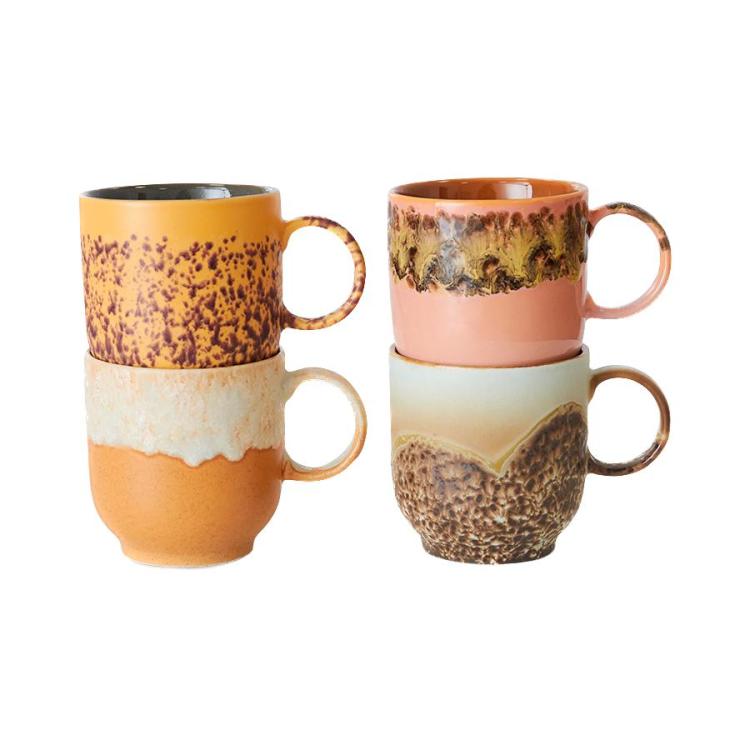 HKliving - 70s ceramics: Café mugs cape