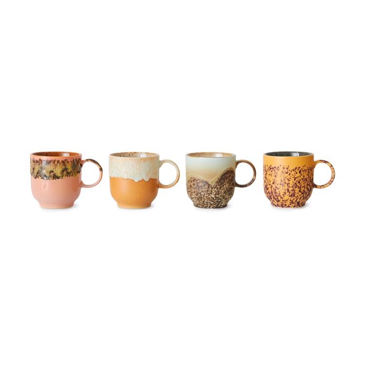 HKliving - 70s ceramics: Café mugs cape