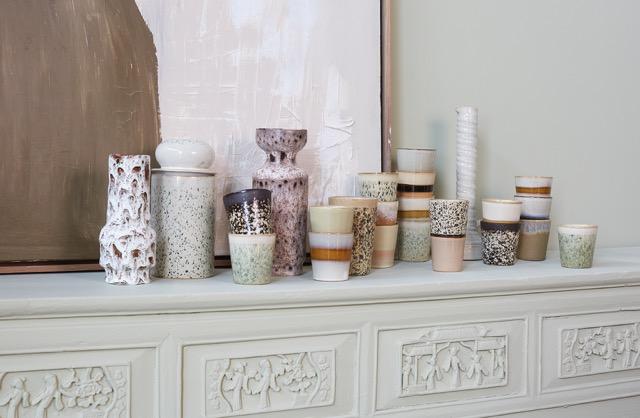 HKliving - 70s ceramics: Coffee mug, Hail