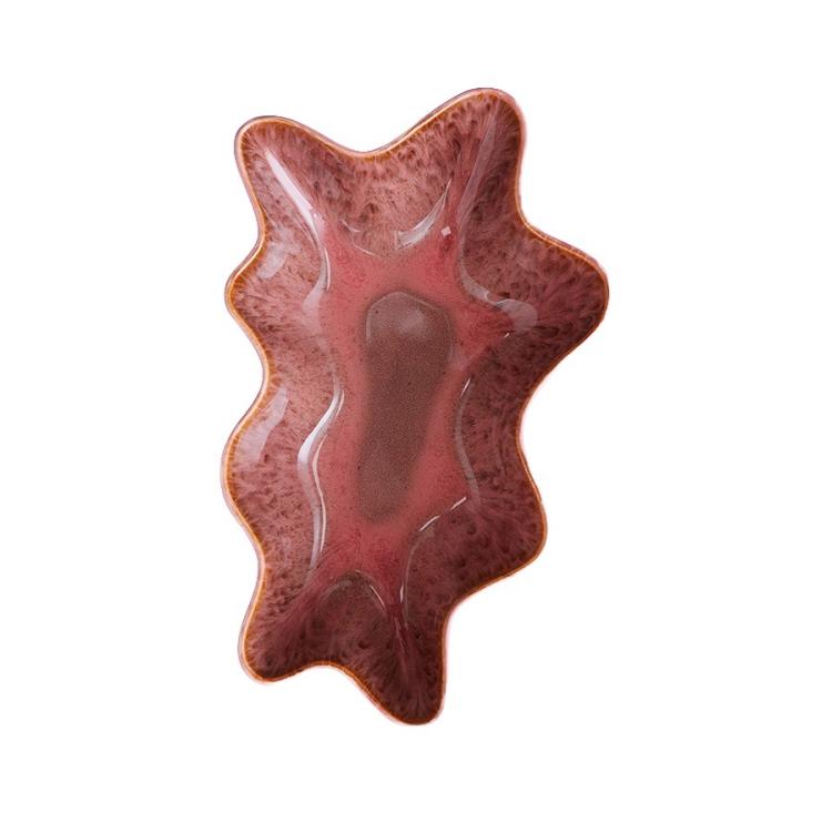 HKliving - Shell serving bowl coral