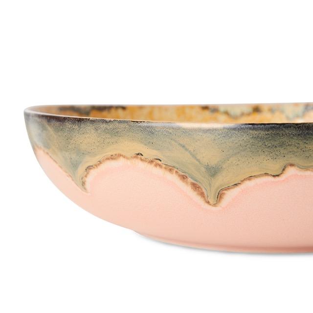 HKliving - 70s ceramics: Salad bowl, Sunflower