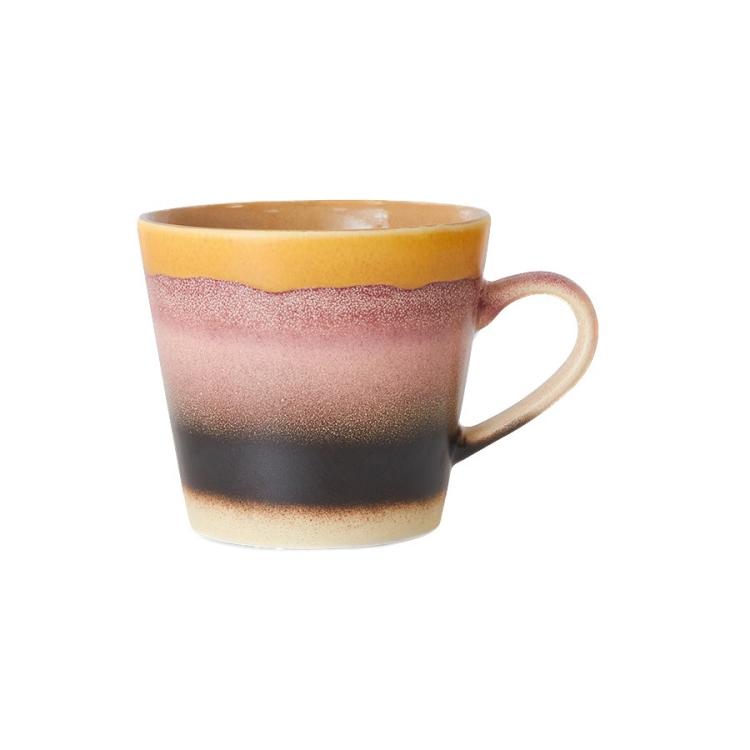 HKliving - 70s ceramics: Cappuccino mug, Sunset