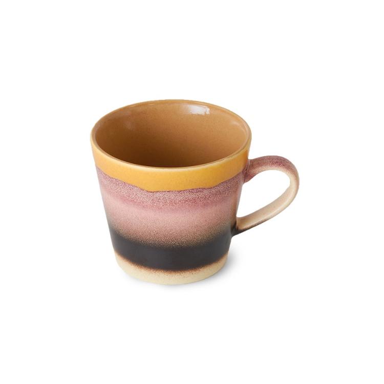 HKliving - 70s ceramics: Cappuccino mug, Sunset
