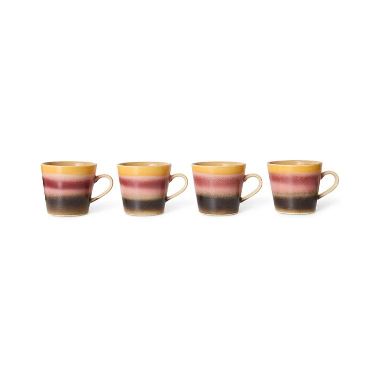 HKliving - 70s ceramics: Cappuccino mug, Sunset