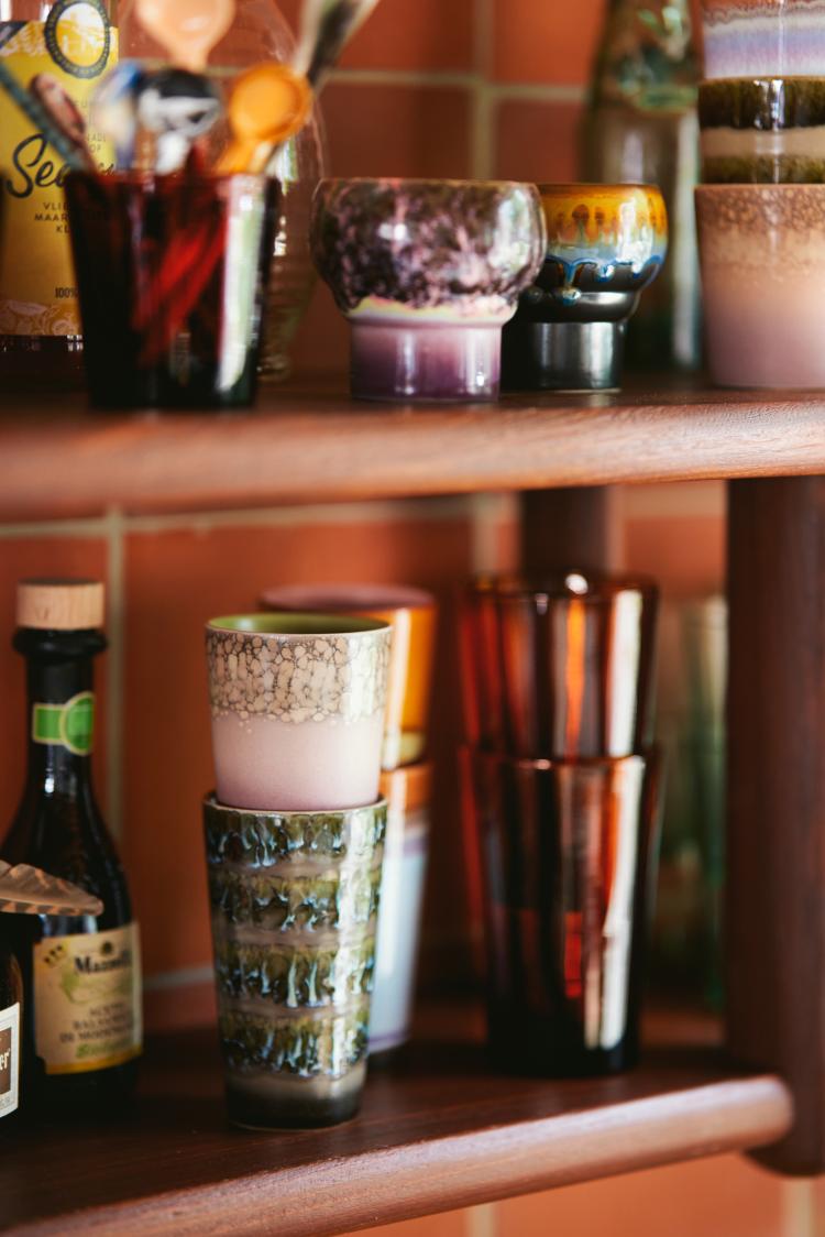 HKliving - 70s ceramics: Latte mug, Haze
