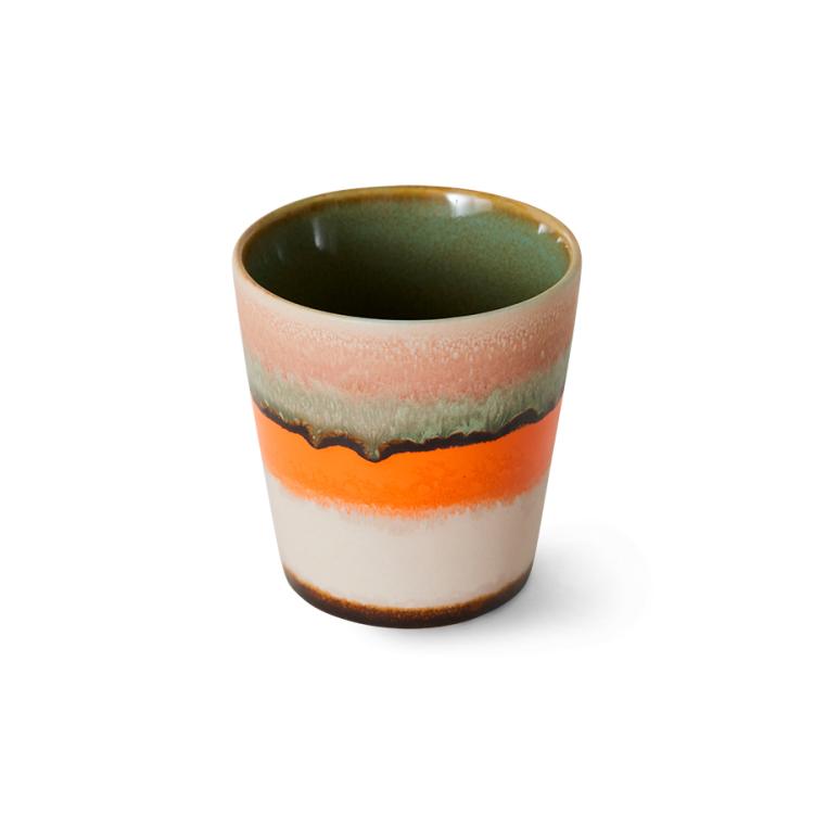 HKliving - 70s ceramics: coffee mug, burst