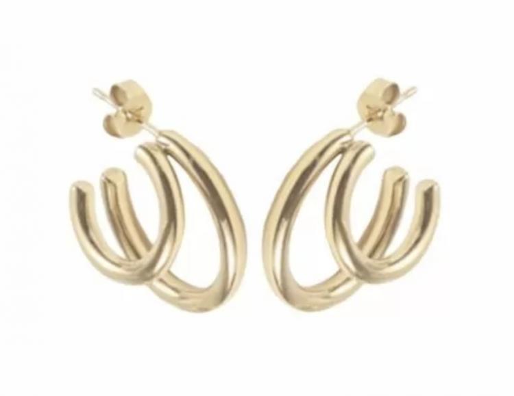 Ellen Beekmans - Dubbele oorringen