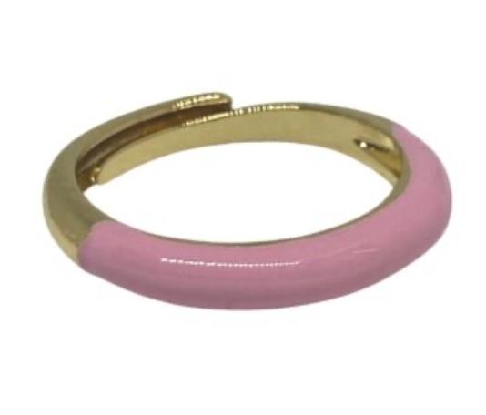 Ellen Beekmans - Emaille ring roze