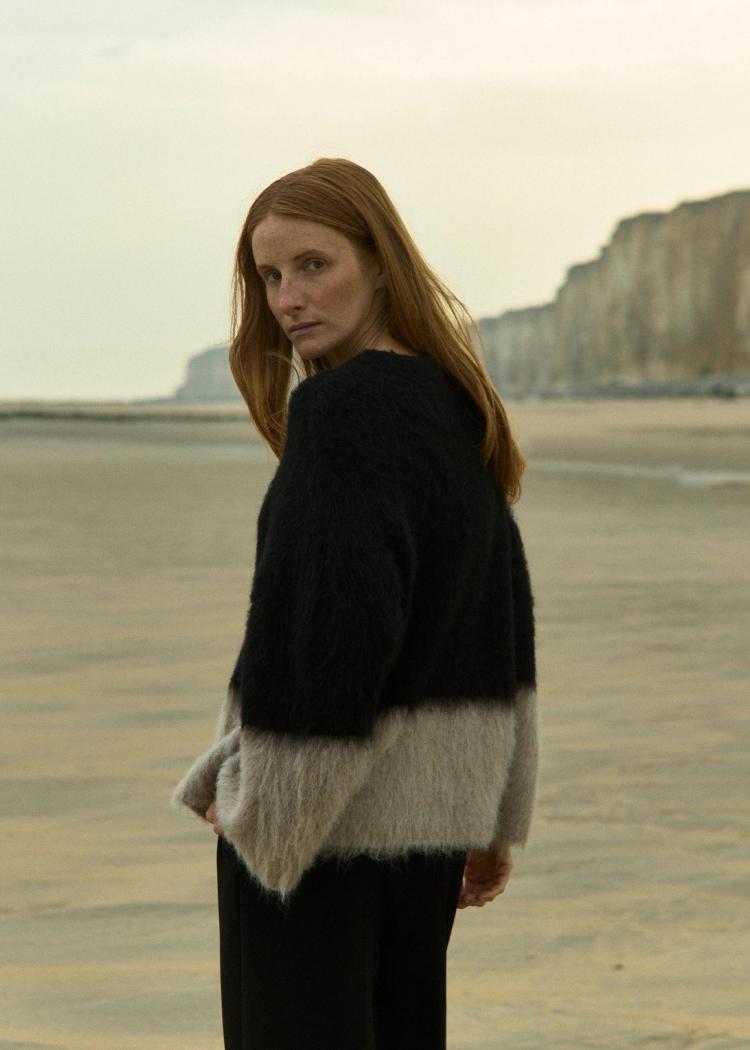 Zenggi - Soft alpaca cropped cardi