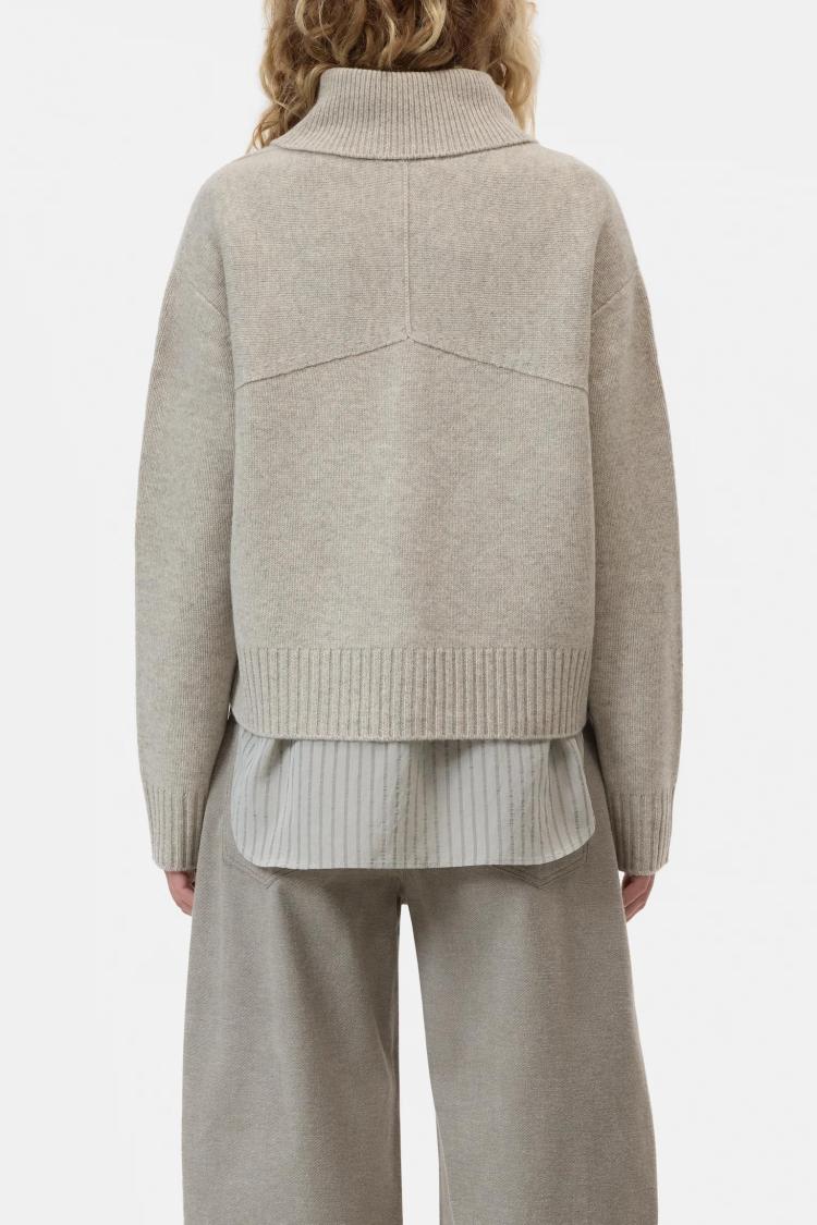 Closed - Rollneck cardigan