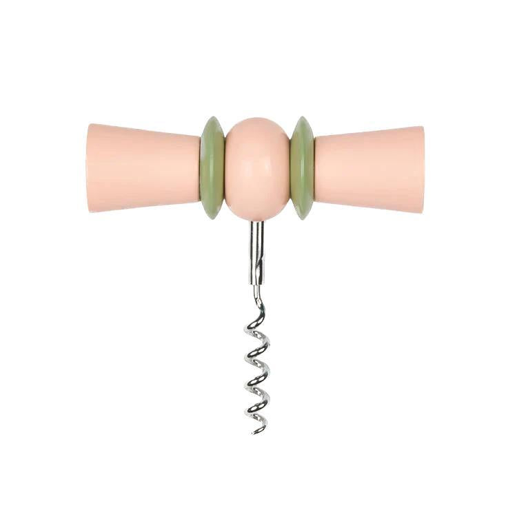 Addisson Ross - Bow tie corkscrew Pink & Green