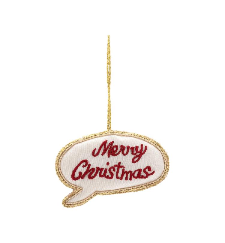 Anna+Nina - Merry Christmas ornament