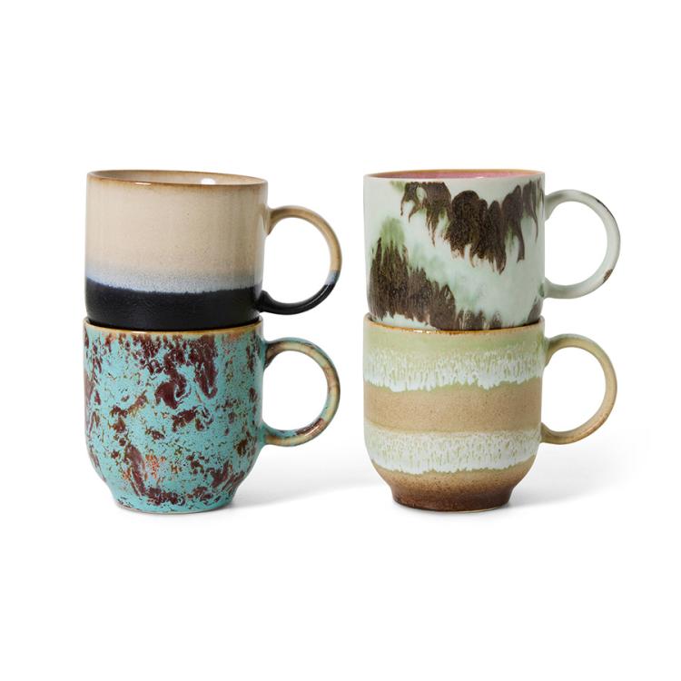 HKliving - Abstract, cafe mugs