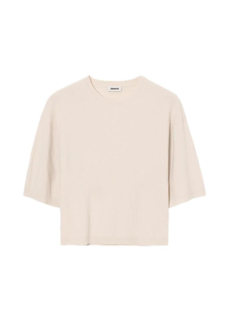 Zenggi - Cashmere blend waisted top