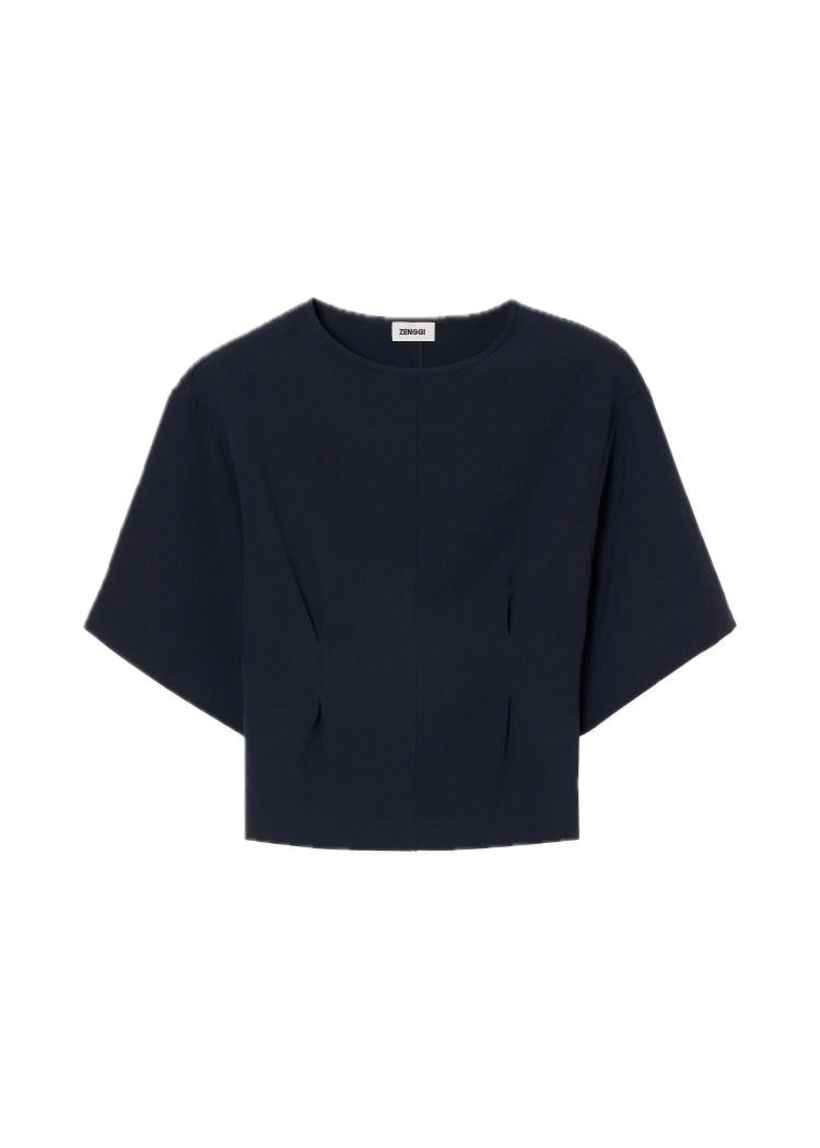 Zenggi - Japanese crepe tee top