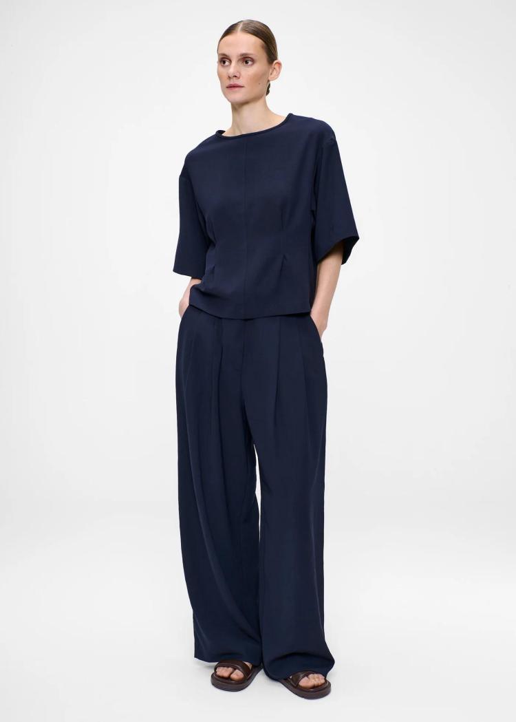 Zenggi - Japanese crepe jade pants