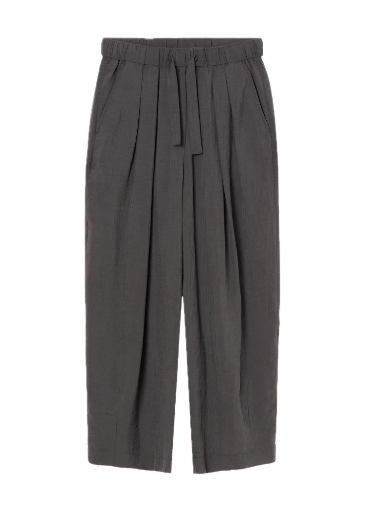 Zenggi - Silk nylon relaxed pants