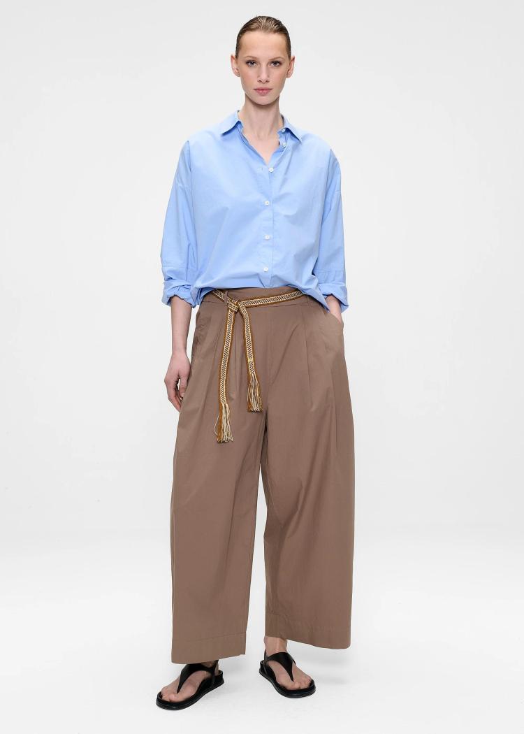 Zenggi - Poplin wide sleeve shirt