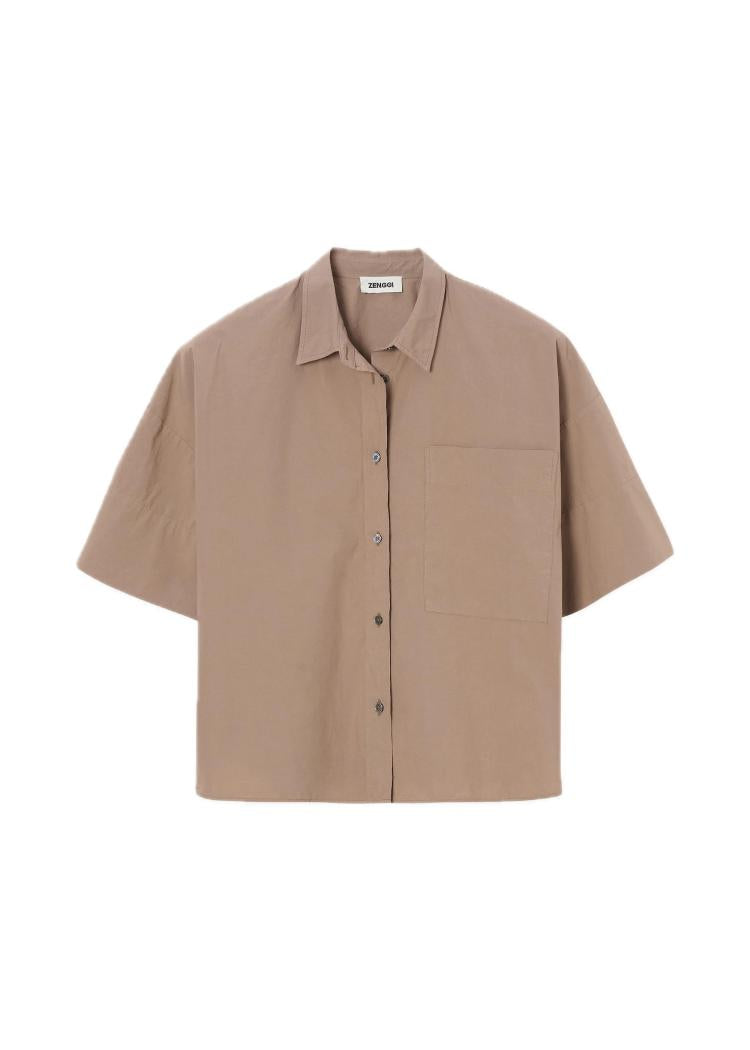 Zenggi - Poplin boxy shirt