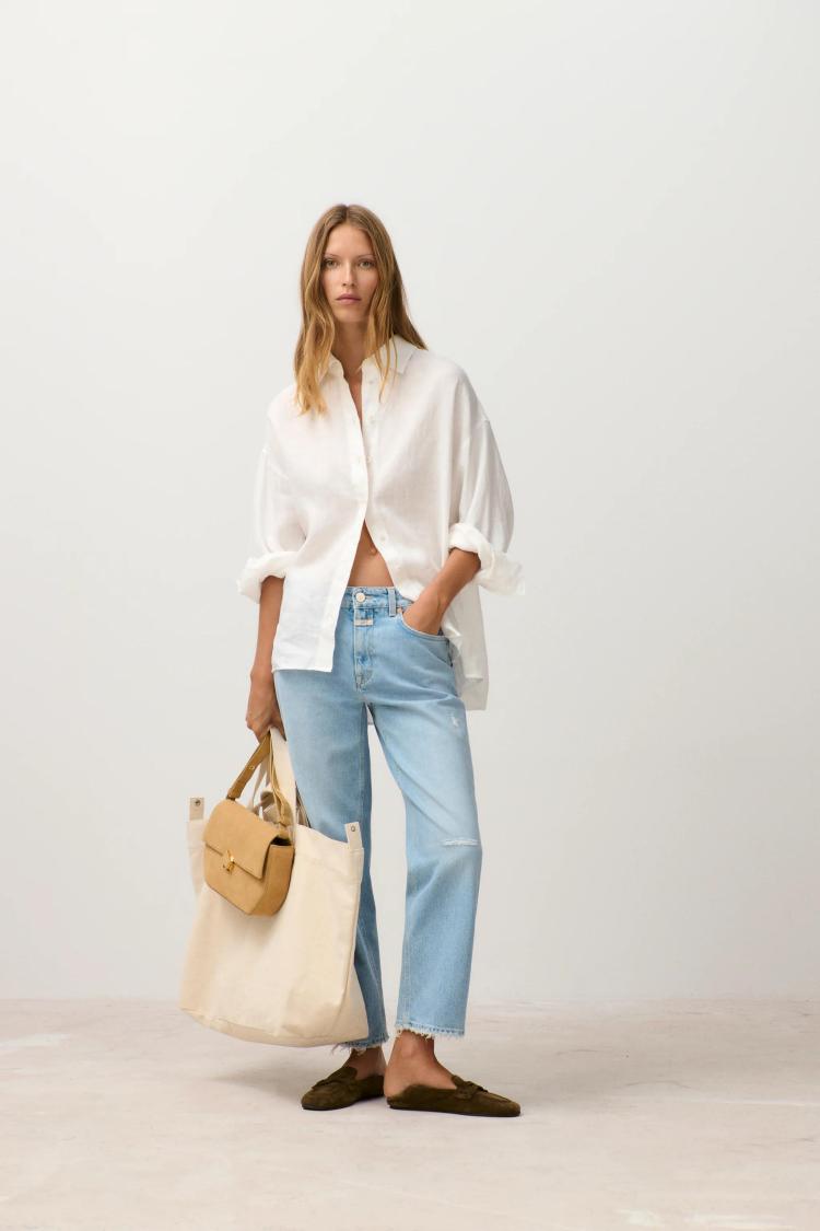 Closed - Cape blouse