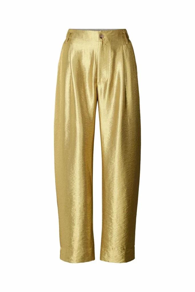 Rabens Saloner - Woven Gold Pants