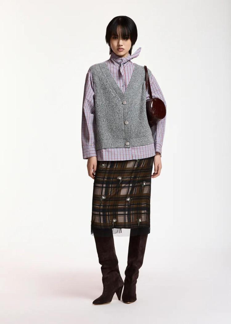 Essentiel Antwerp - Kute Fabric Mix Shirt