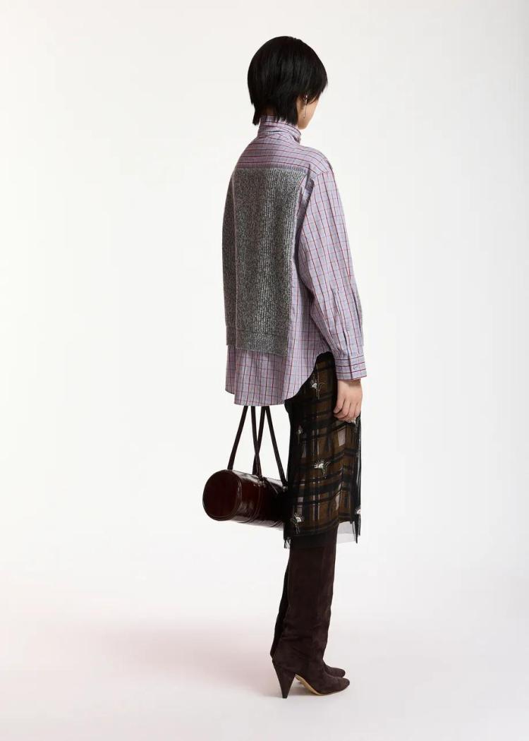Essentiel Antwerp - Kute Fabric Mix Shirt