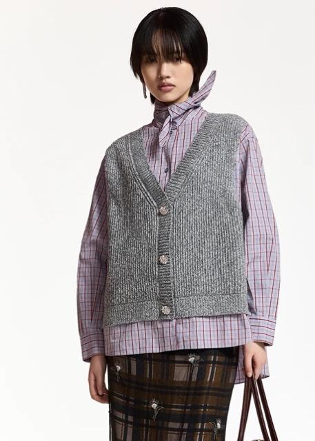 Essentiel Antwerp - Kute Fabric Mix Shirt