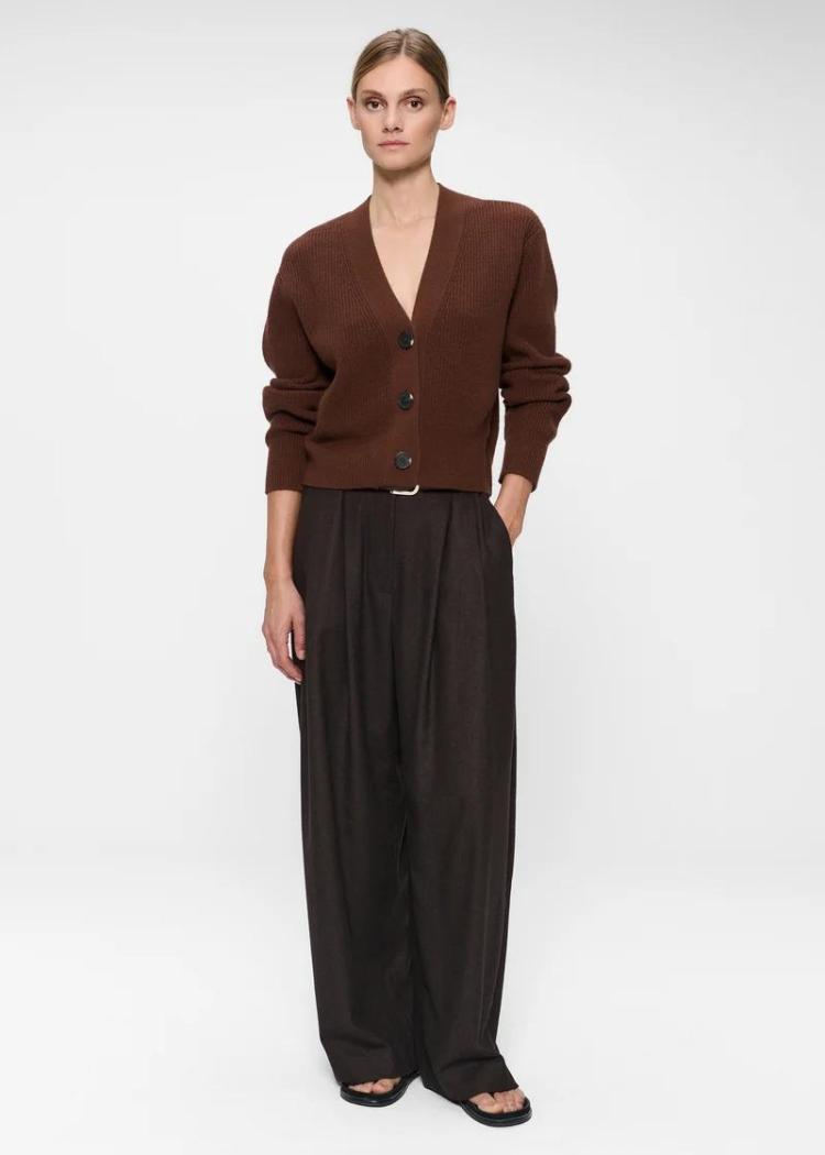 Zenggi - Soft flannel jade elastic pants