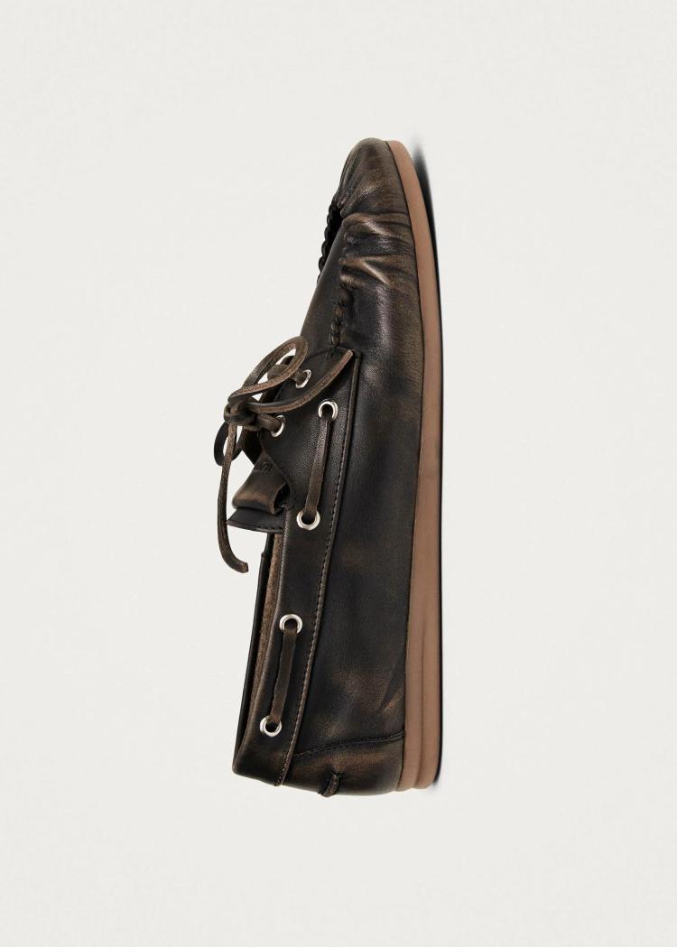 Alohas - Rowan Brown Leather Loafers