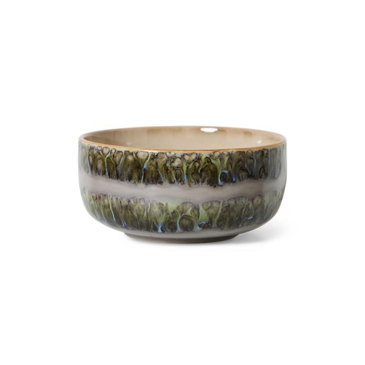 HK living - 70s Ceramics dessert bowl, Fern