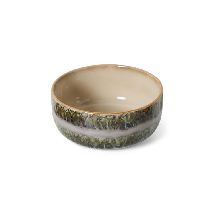 HK living - 70s Ceramics dessert bowl, Fern
