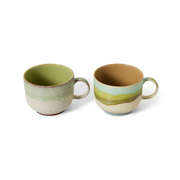 HK living - 70s ceramics: Tea cups, Neo