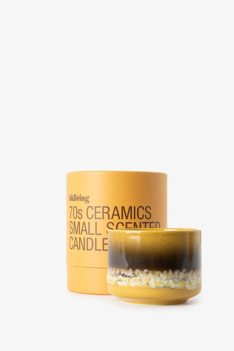 HK Living - 70s ceramics: small scented candle Valencia
