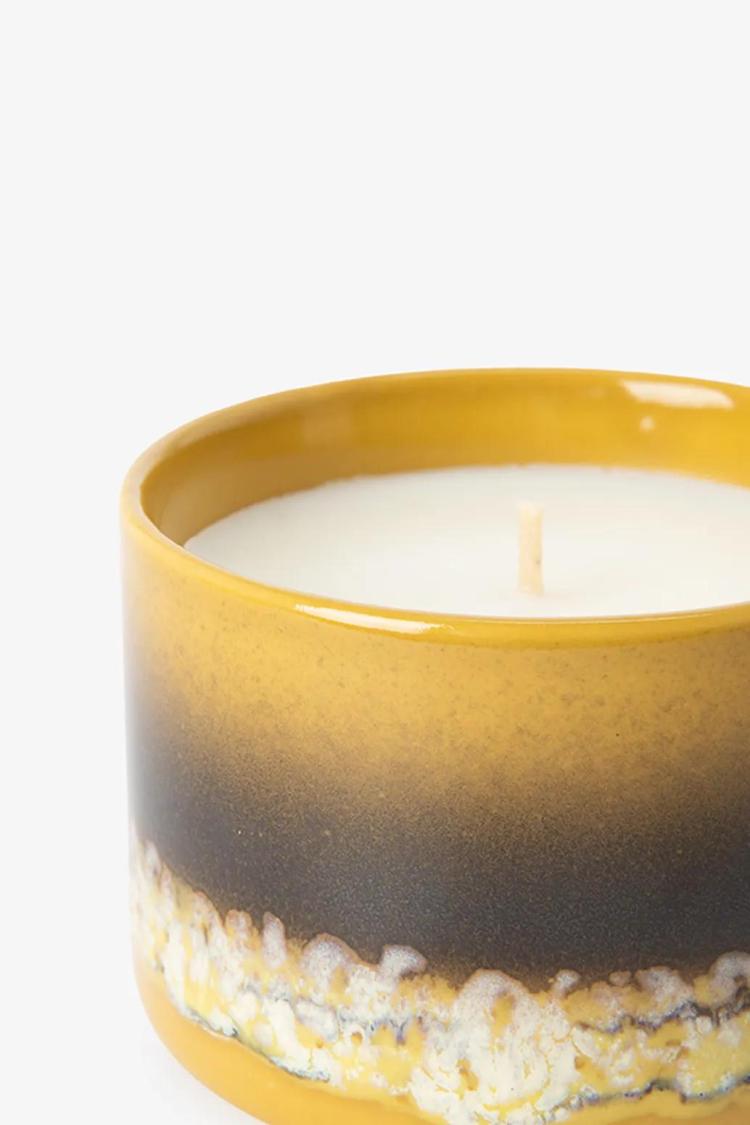 HK Living - 70s ceramics: small scented candle Valencia