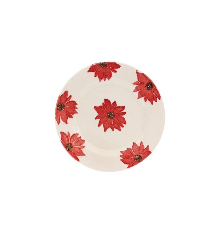 Anna+Nina - Fiorita Breakfast Plate Red