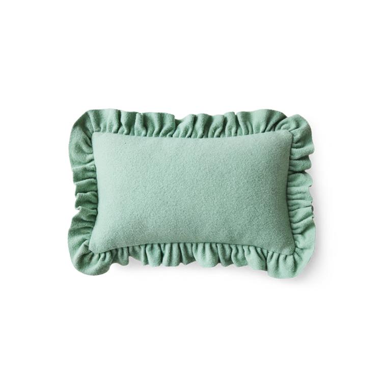 HK Living - Felt cushion, mint