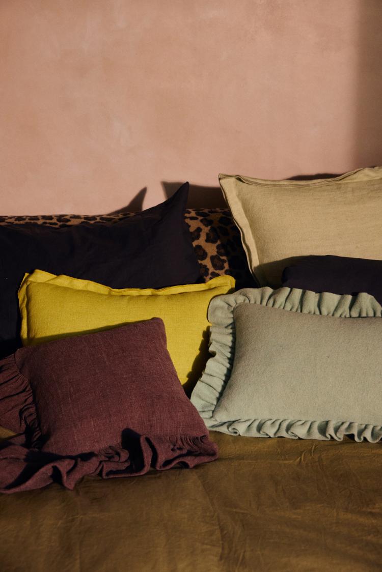HK Living - Linen cushion