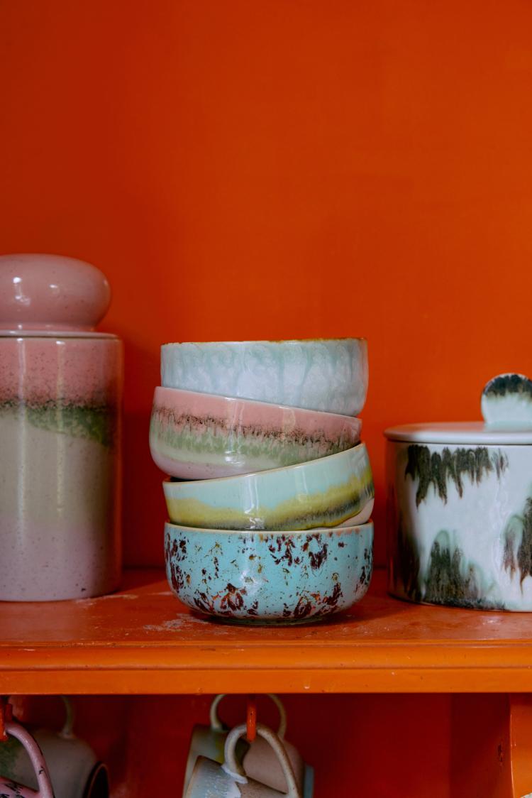 HK living - 70s ceramics: dessert bowls, Impression