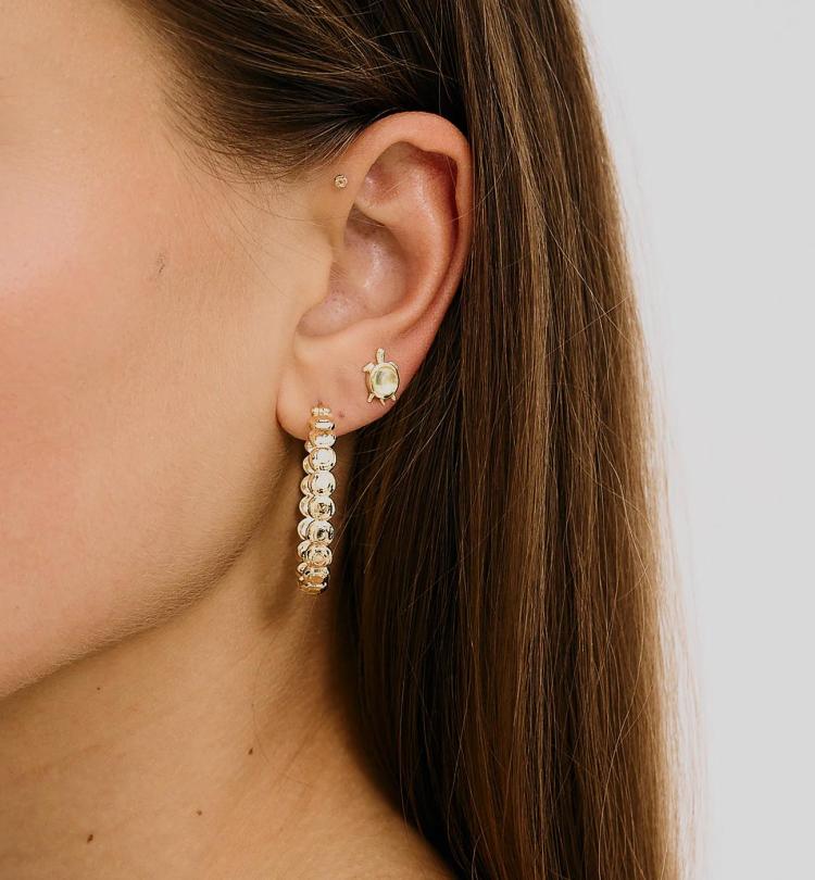 Anna+Nina - Single Whispering Turtle stud